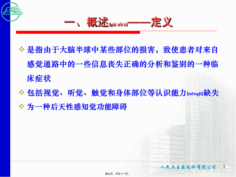 2022年医学专题—第9节-失认症(1).ppt_第3页