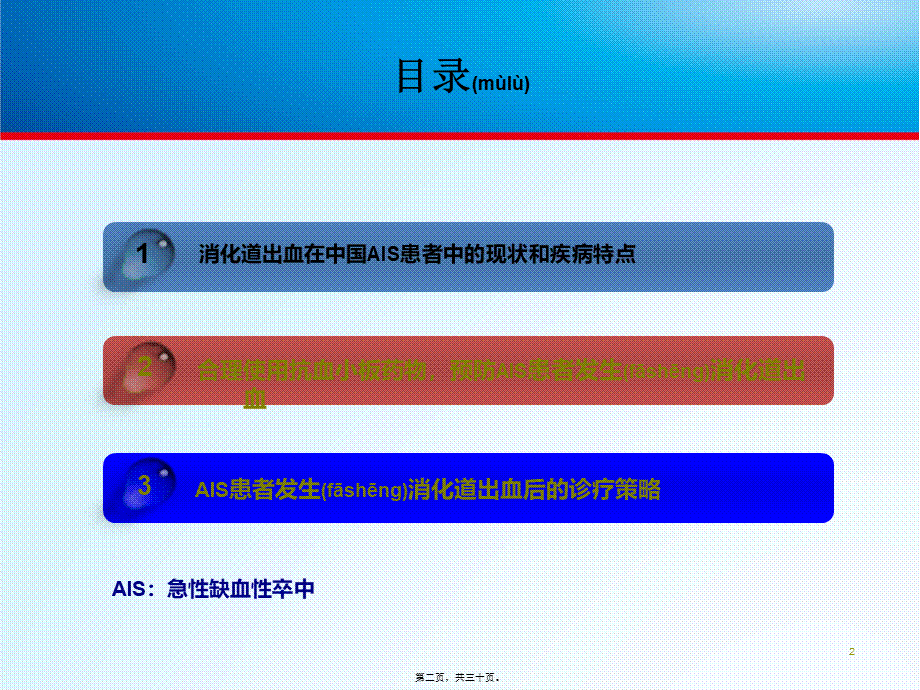 2022年医学专题—急性缺血性卒中消化道出血的防治策略-2014指南解读-陈湛愔(1).ppt_第2页