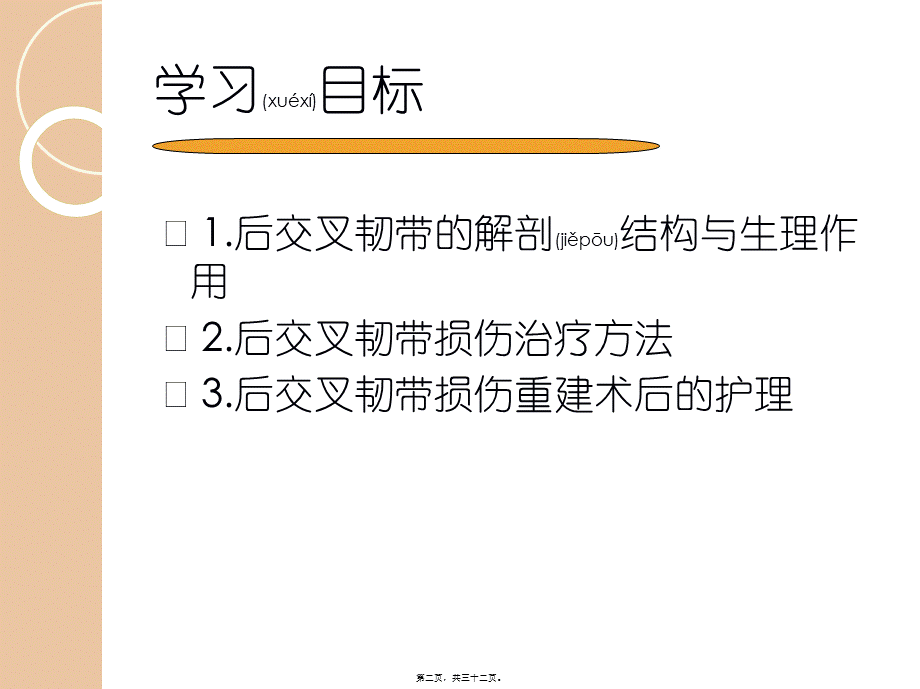 2022年医学专题—后叉韧带损伤的教学查房(1).ppt_第2页