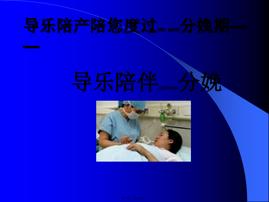 2022年医学专题—导乐陪伴分娩(1).ppt_第1页