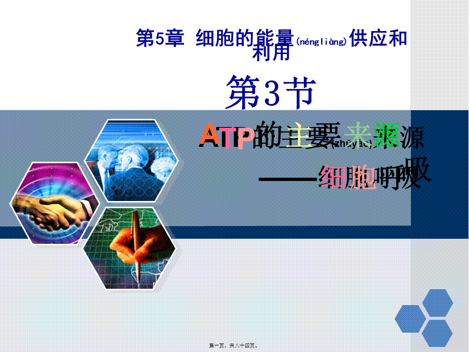 2022年医学专题—第五章第3节ATP的主要来源—细胞呼吸..(1).ppt_第1页