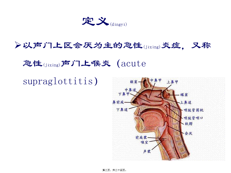 2022年医学专题—教学查房---急性会厌炎(1).ppt_第2页