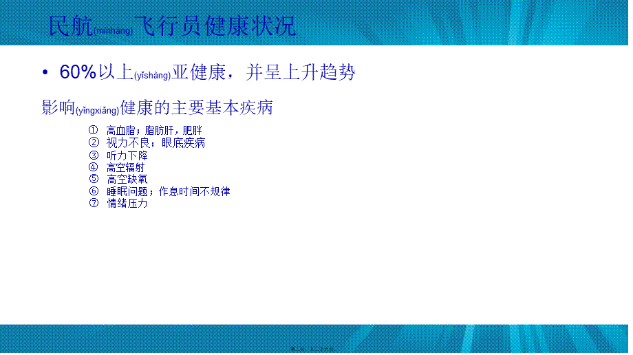 2022年医学专题—民航飞行员健康(1).pptx_第2页