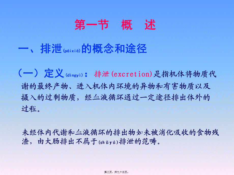 2022年医学专题—尿的生成与排放(1).ppt_第2页