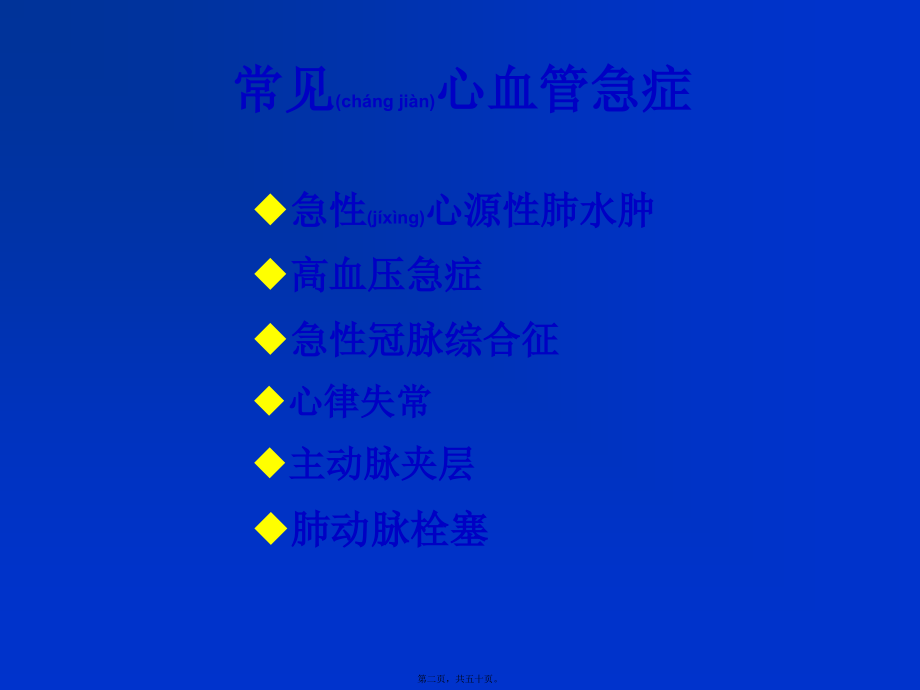 2022年医学专题—常见心血管急症的诊治(1).ppt_第2页