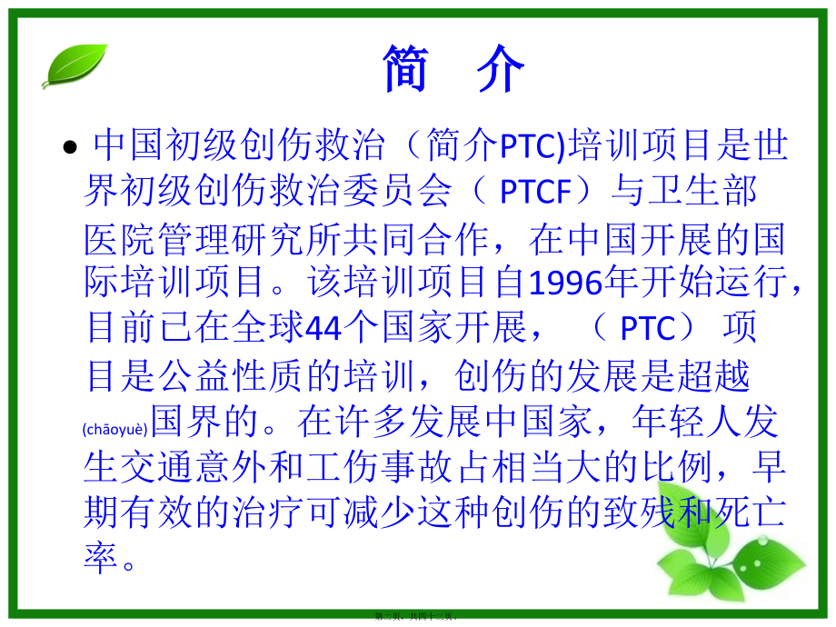 2022年医学专题—初级创伤救治一--------PPT概要(1).ppt_第2页