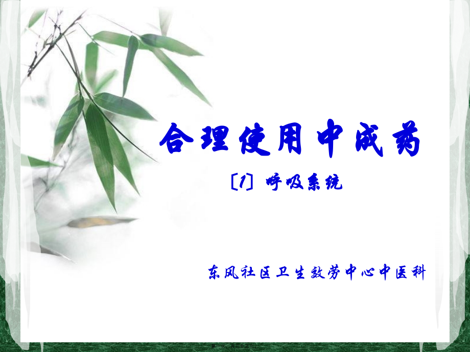 合理使用中成药.pptx_第1页