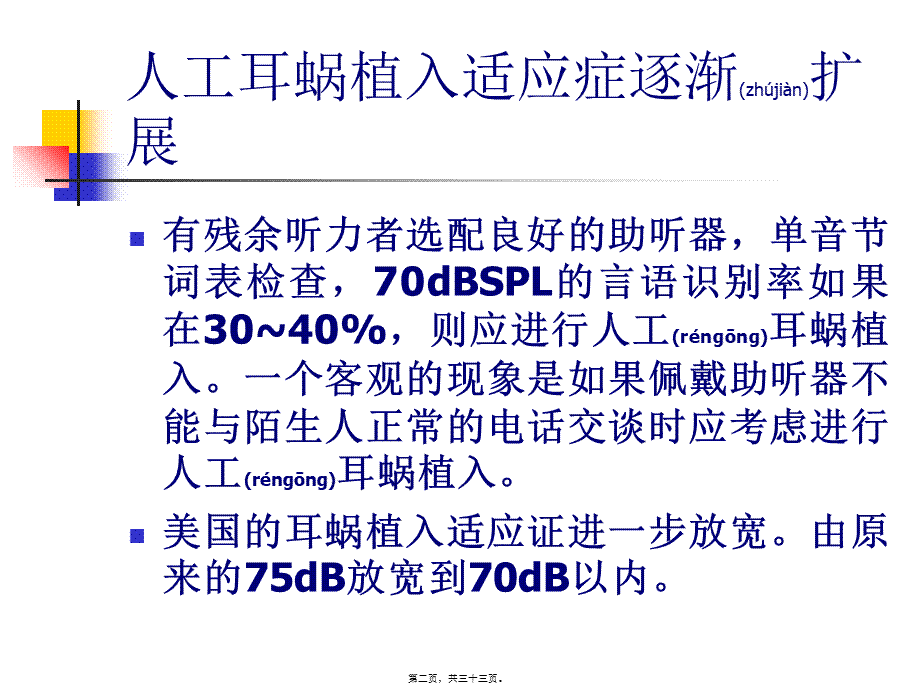 2022年医学专题—人工耳蜗的新进展分析.ppt_第2页