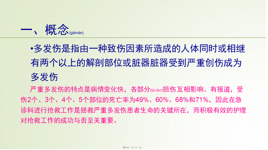 2022年医学专题—多发伤的急救(1).pptx_第3页