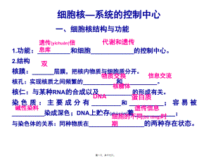 2022年医学专题—第4节---细胞核的结构与功能(1).ppt