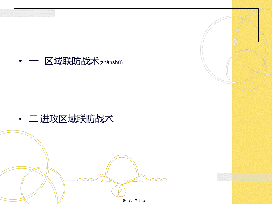 2022年医学专题—联防与进攻联防战术(1).ppt_第1页