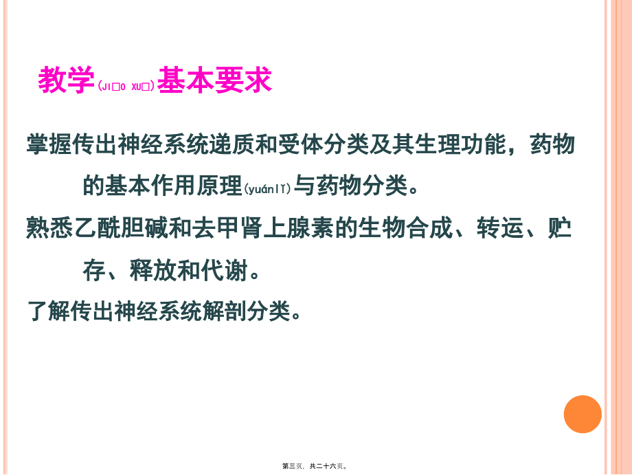 2022年医学专题—第六章传出神经系统药理概论2011-09-10..ppt_第3页