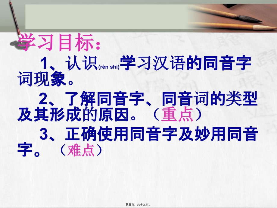 2022年医学专题—耳听为虚(同音字词)公开课分析.ppt_第3页