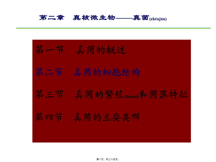 2022年医学专题—真菌的细胞结构(1).ppt_第1页