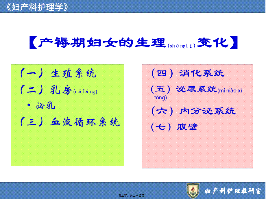 2022年医学专题—产褥期血液循环系统变化(1).ppt_第3页