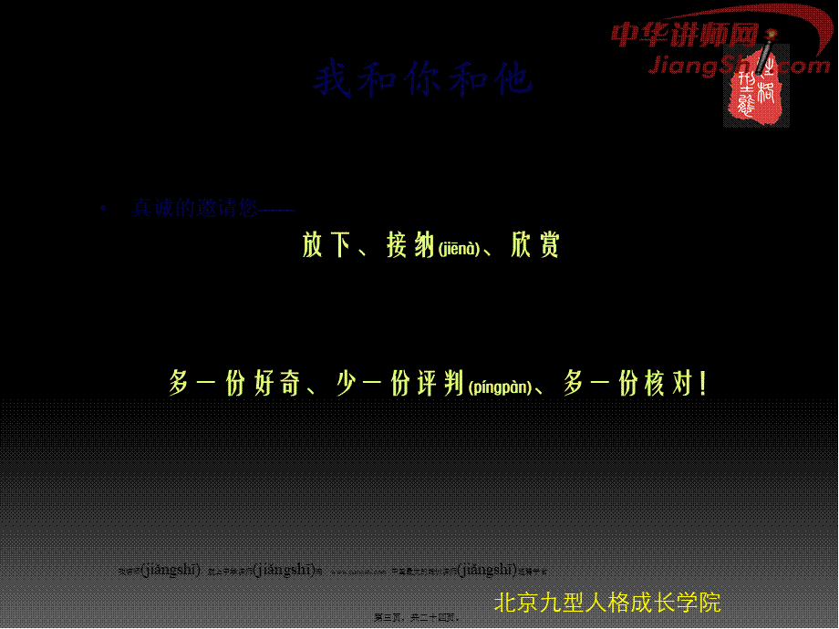 2022年医学专题—中华讲师网-李星：九型人格(脑区三性格)识人用人之道剖析(1).ppt_第3页