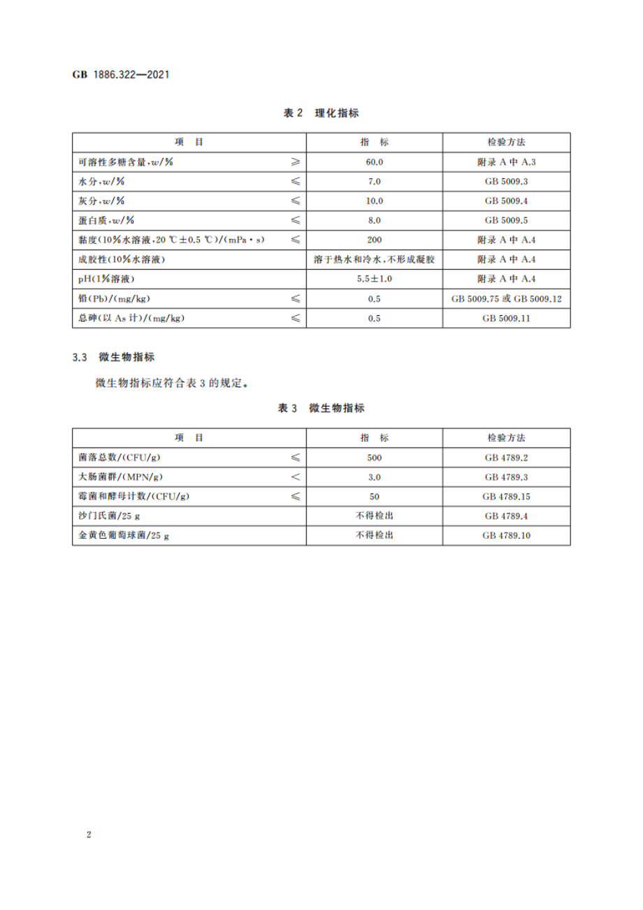 食品安全国家标准 食品添加剂 可溶性大豆多糖 GB 1886.322-2021.pdf_第3页