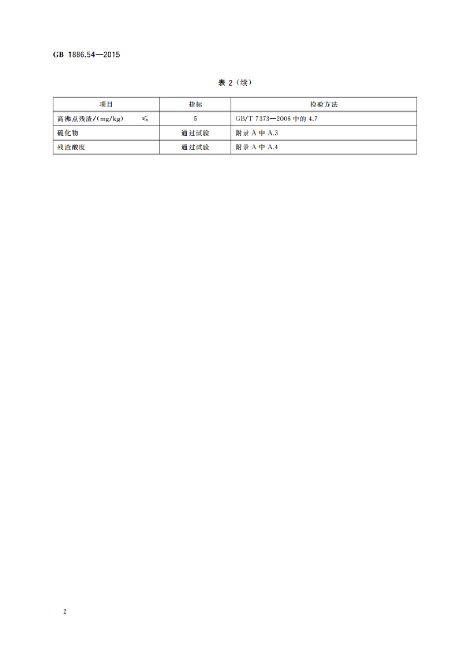 食品安全国家标准 食品添加剂 丙烷 GB 1886.54-2015.pdf_第3页