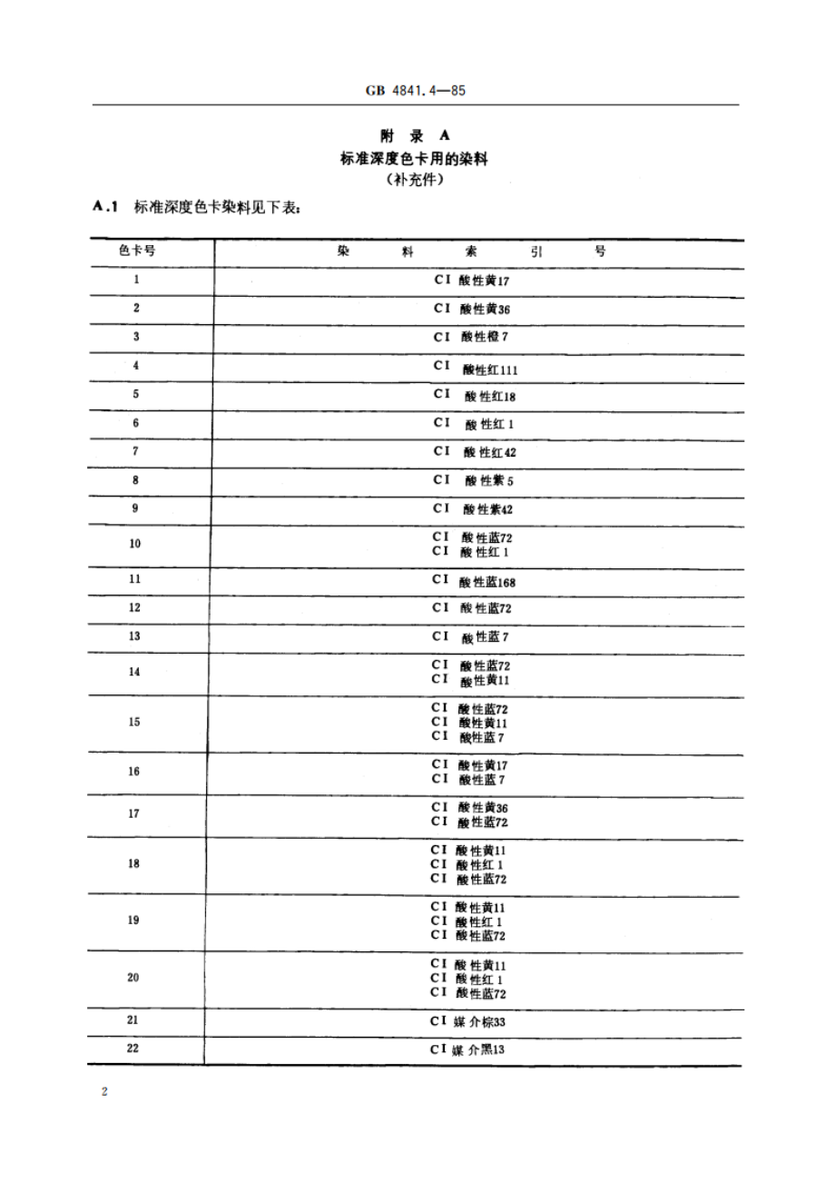 13 染料染色标准深度色卡 GBT 4841.4-1985.pdf_第3页