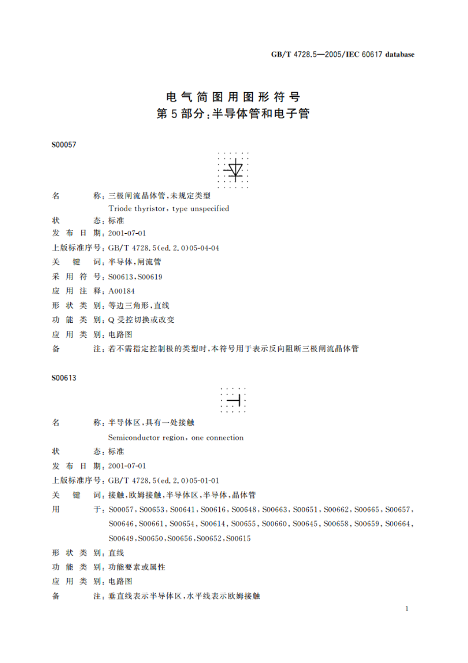 电气简图用图形符号 第5部分：半导体管和电子管 GBT 4728.5-2005.pdf_第3页