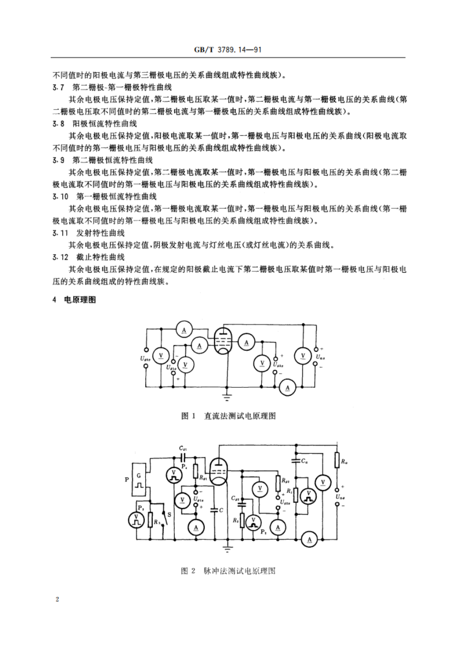 发射管电性能测试方法 共阴电路静态特性曲线的测试方法 GBT 3789.14-1991.pdf_第3页