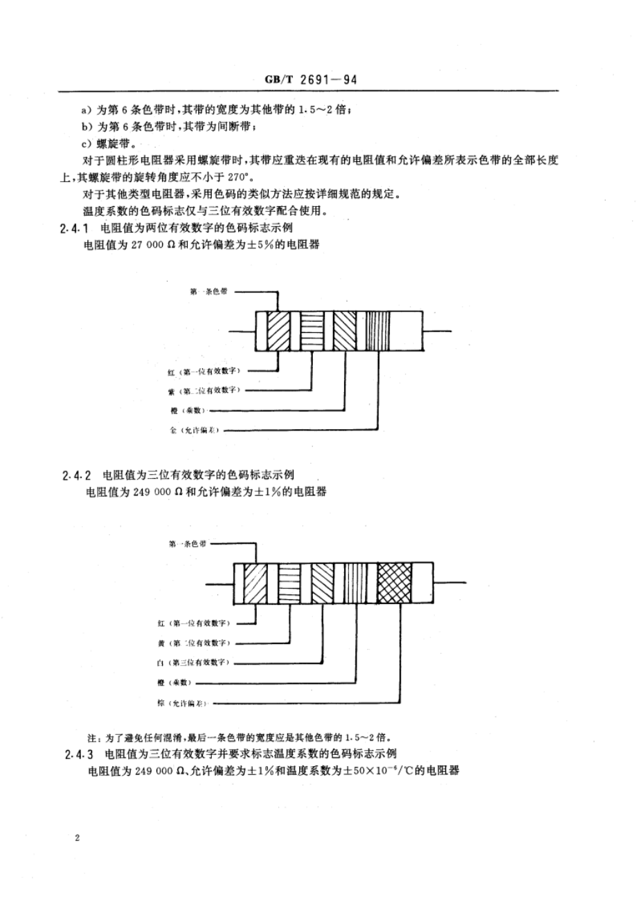 电阻器和电容器的标志代码 GBT 2691-1994.pdf_第3页