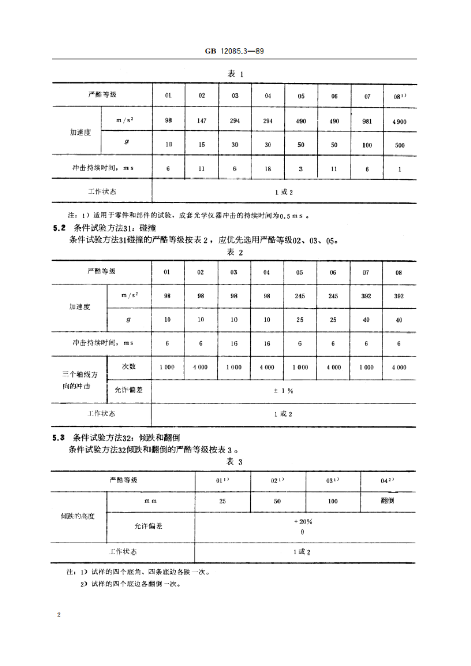 光学和光学仪器 环境试验方法 机械作用力 GBT 12085.3-1989.pdf_第3页