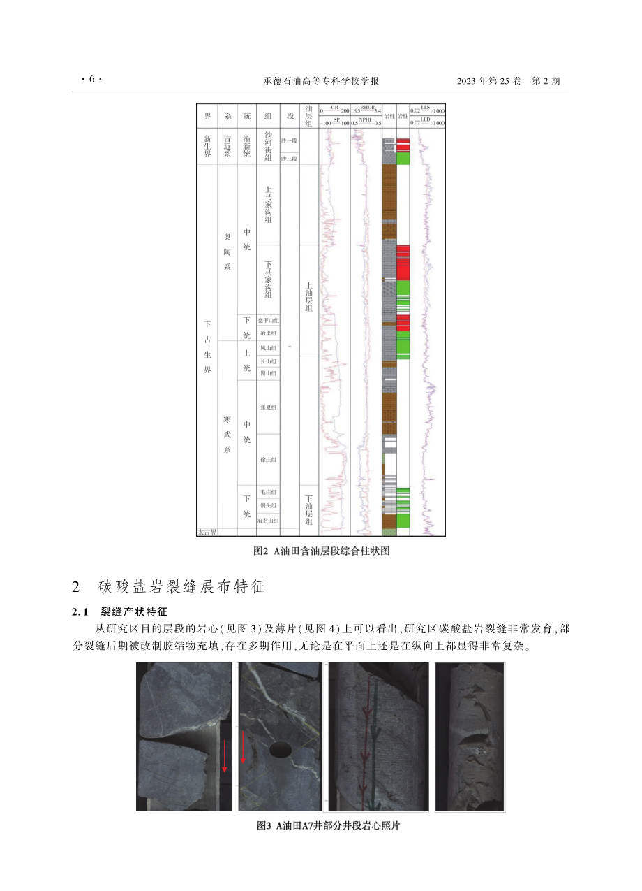 渤海A油田潜山裂缝发育特征及预测_赵汉卿.pdf_第3页