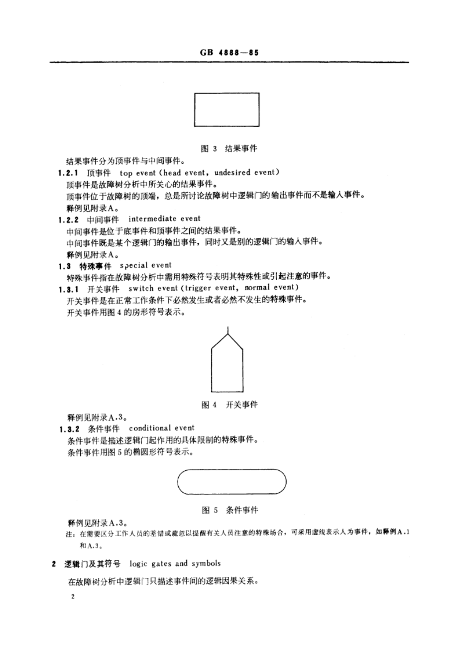 故障树名词术语和符号 GBT 4888-1985.pdf_第3页