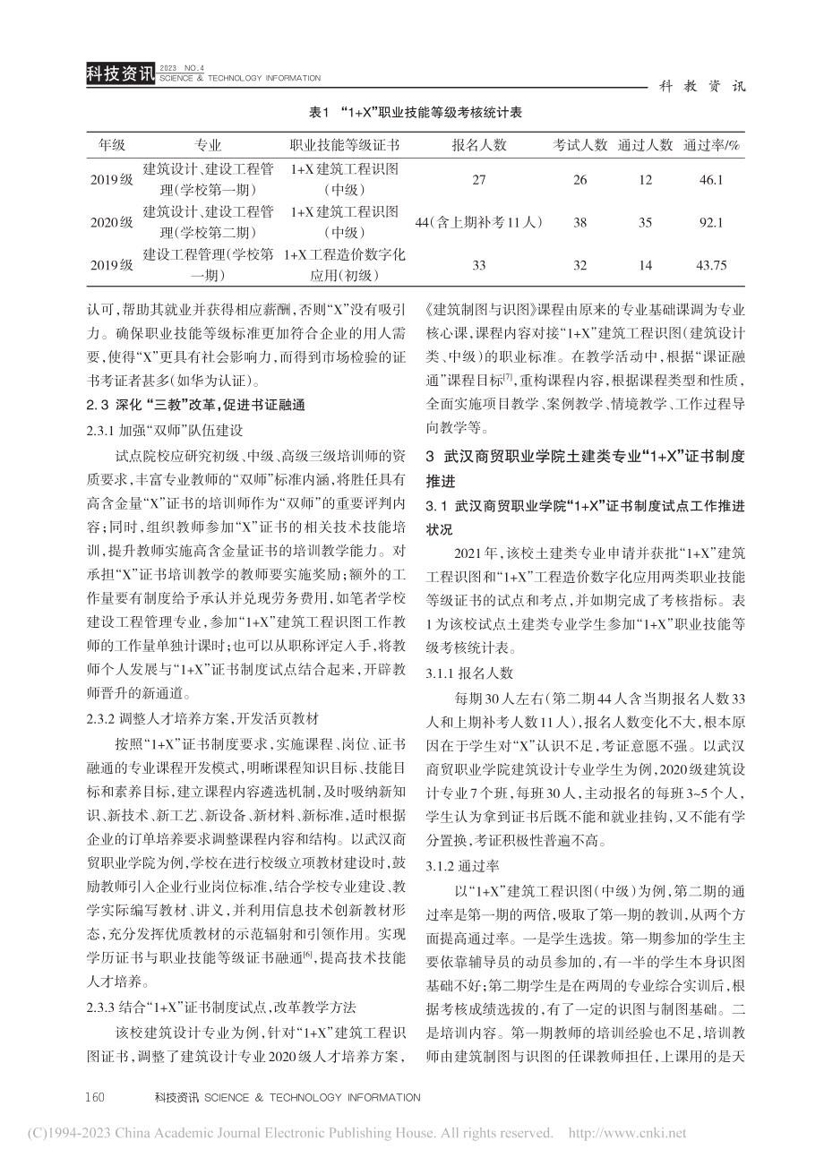 高职院校“1+X”证书制度...——以武汉商贸职业学院为例_王红贞.pdf_第3页