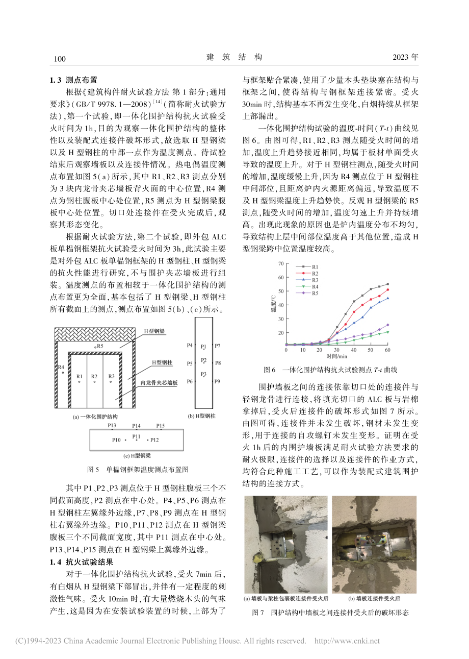 钢结构装配式变电站一体化围护结构抗火性能研究_盛学庆.pdf_第3页