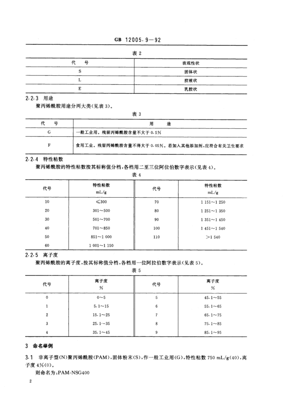 聚丙烯酰胺命名 GBT 12005.9-1992.pdf_第3页