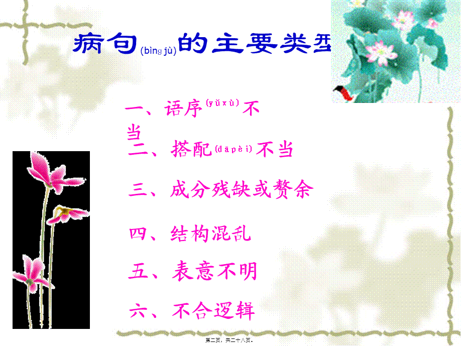 2022年医学专题—病句症结十二看(1).ppt_第2页