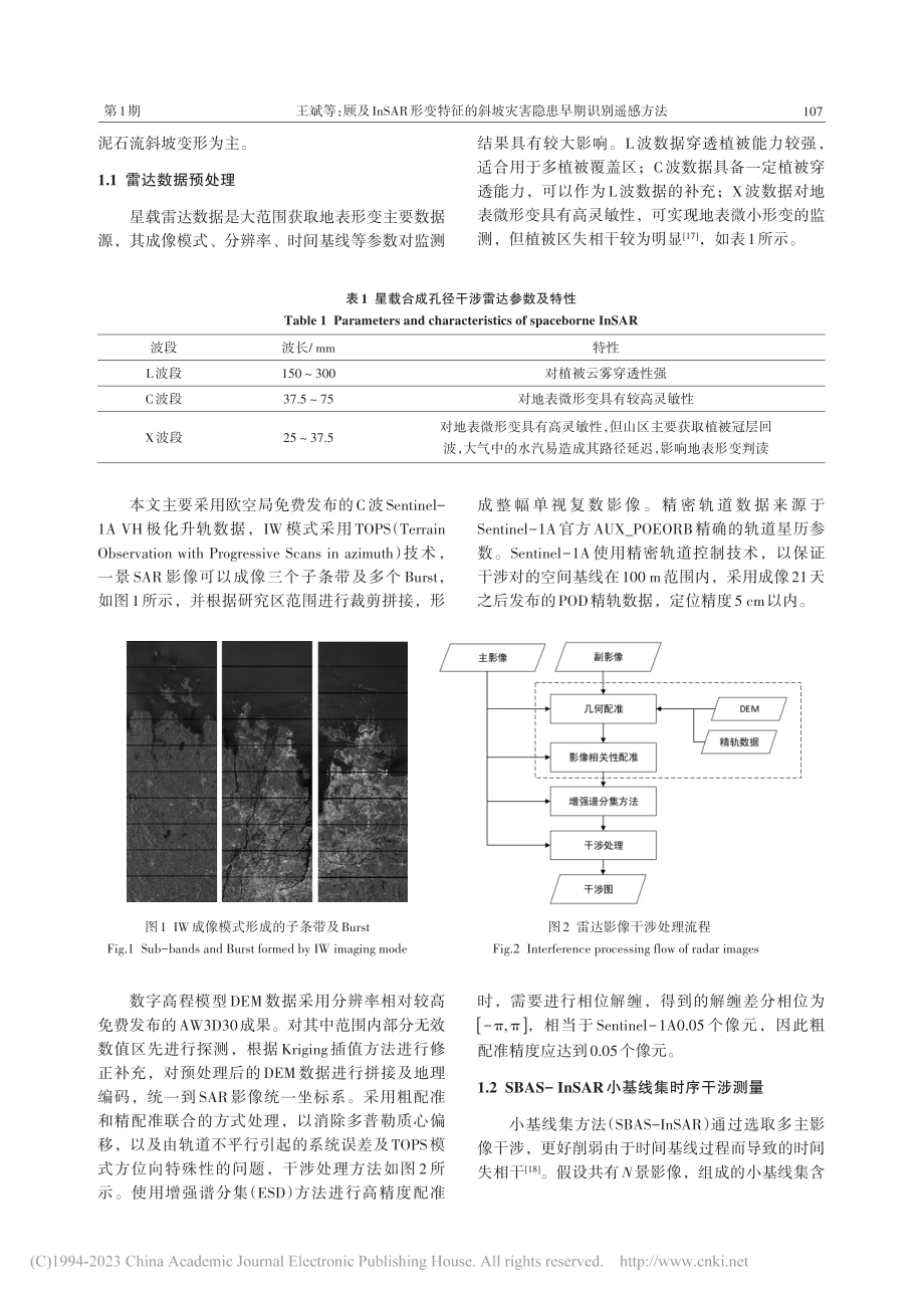 顾及InSAR形变特征的斜坡灾害隐患早期识别遥感方法_王斌.pdf_第3页