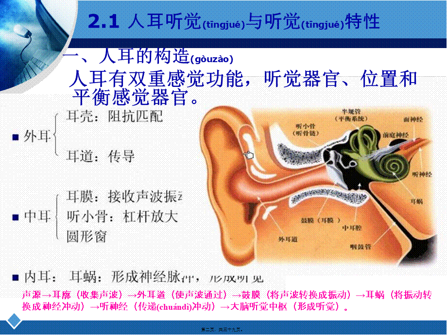 2022年医学专题—第二章-人耳听觉特性(1).ppt_第2页