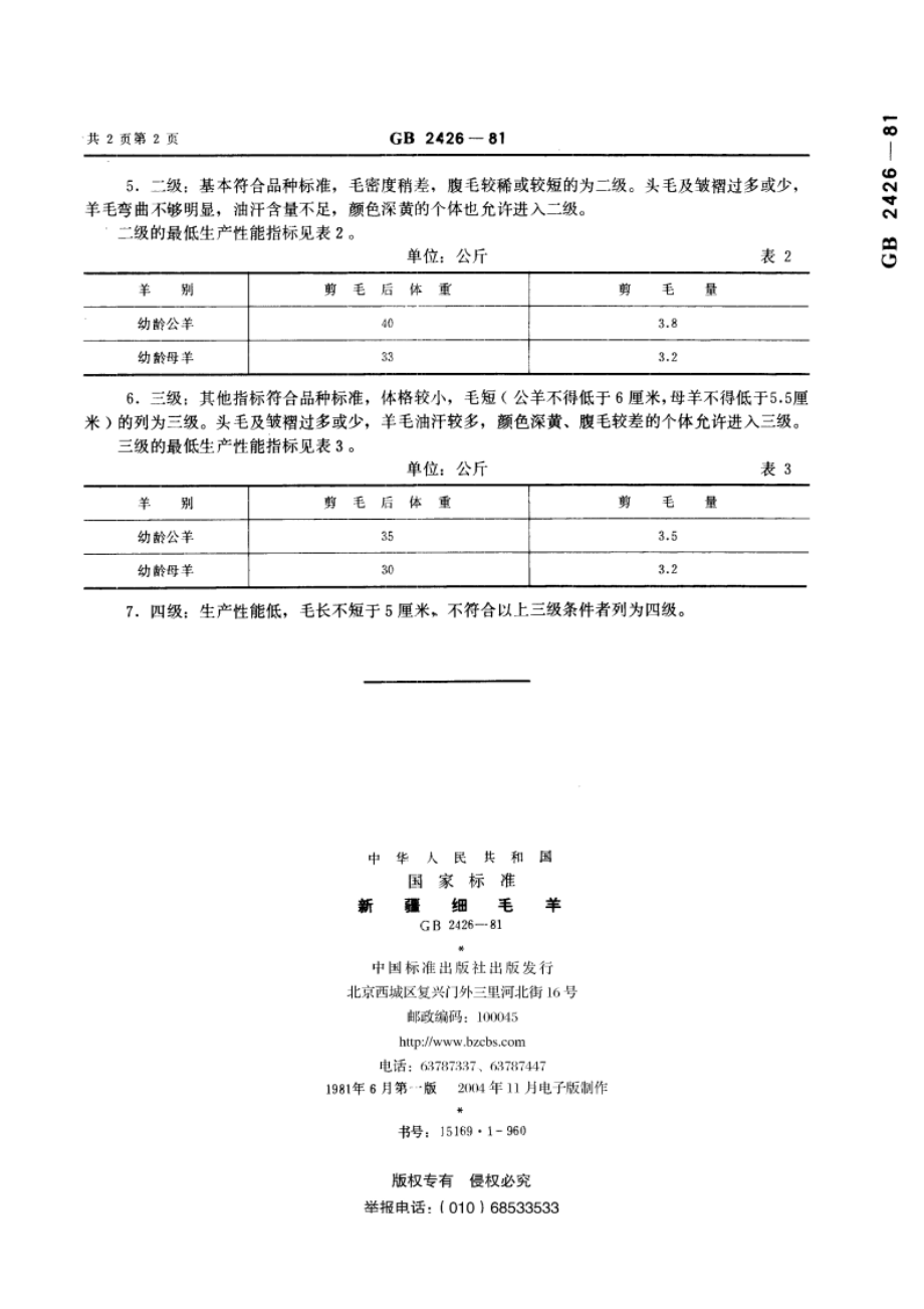 新疆细毛羊 GBT 2426-1981.pdf_第3页