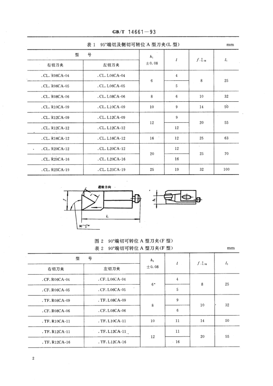 可转位A型刀夹 GBT 14661-1993.pdf_第3页