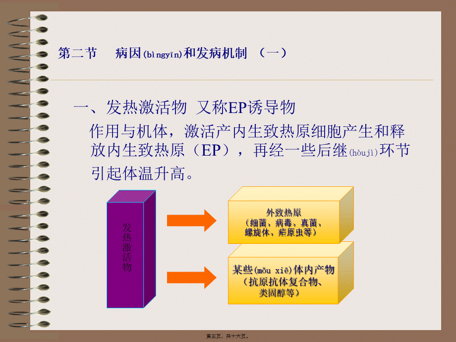 2022年医学专题—发热由于致热原的作用使体温调定点上移而引起调节【】(1).ppt_第3页