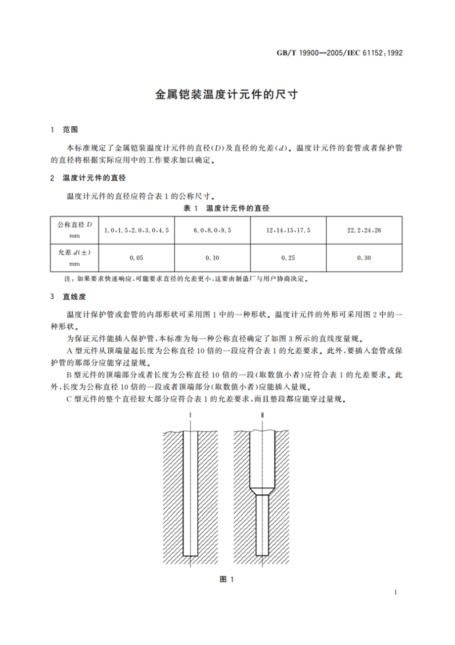 金属铠装温度计元件的尺寸 GBT 19900-2005.pdf_第3页