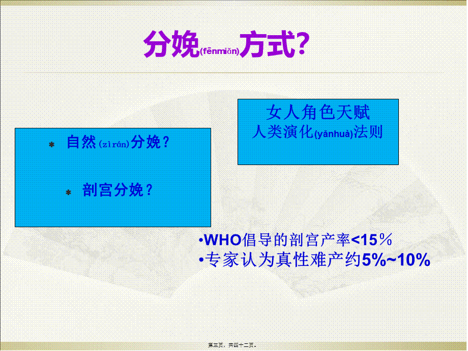 2022年医学专题—呼吸减痛分娩-(孕妇学校)(1).ppt_第3页