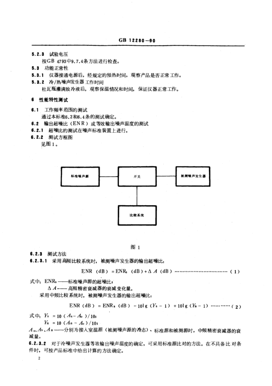 噪声发生器测试方法 GBT 12280-1990.pdf_第3页