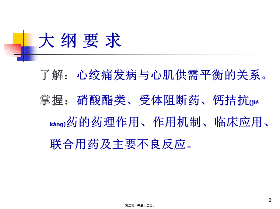 2022年医学专题—抗心绞痛药(1).ppt_第2页