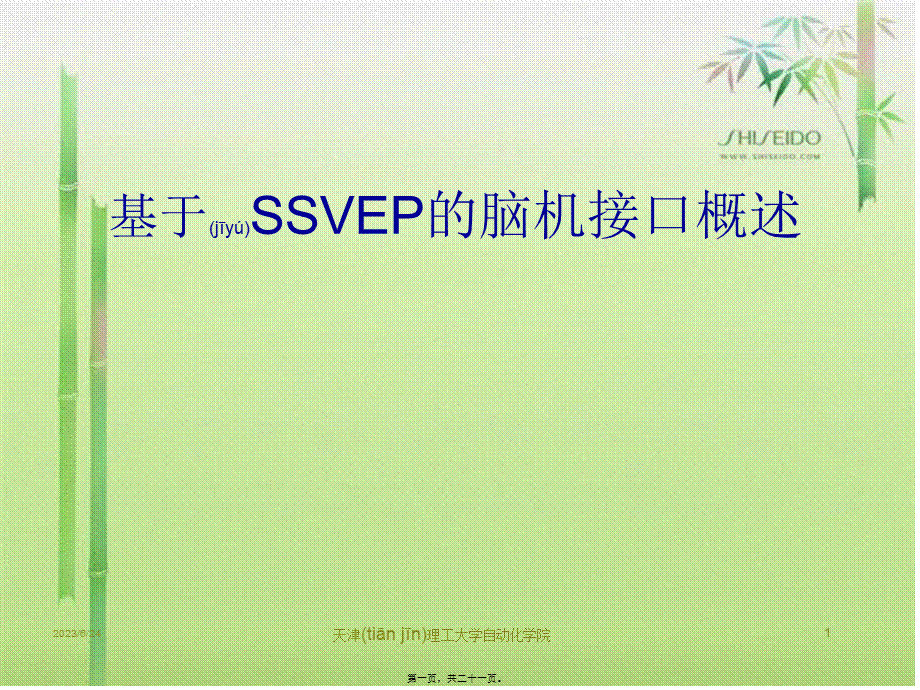 2022年医学专题—基于SSVEP的脑机接口(1).ppt_第1页