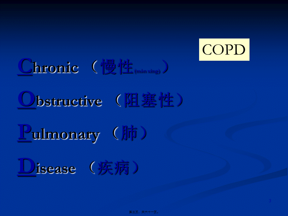 2022年医学专题—慢性阻塞性肺病急性加重期防治(1).ppt_第3页