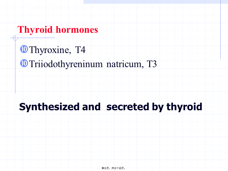 2022年医学专题—甲状腺激素及抗甲状腺药Thyroidhormonesandantithyroid(1).ppt_第3页