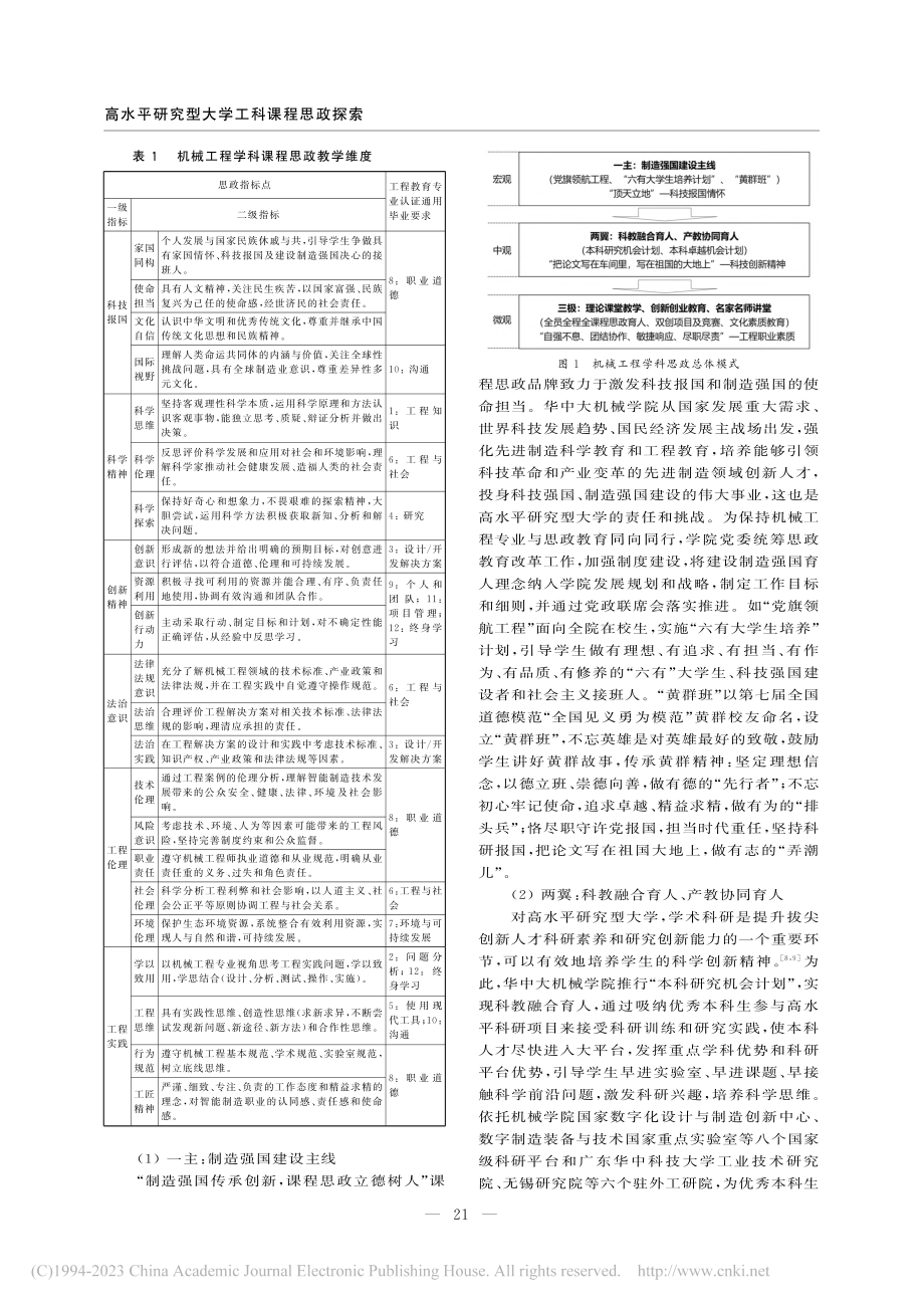 高水平研究型大学工科课程思...械科学与工程学院的案例研究_王书亭.pdf_第3页