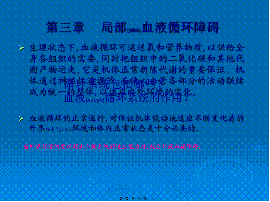 2022年医学专题—第三章血液循环障碍(1).ppt_第1页