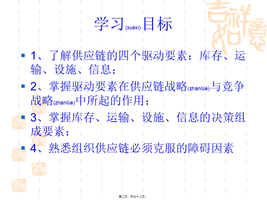 2022年医学专题—供应链的驱动要素与障碍因素(1).ppt_第2页