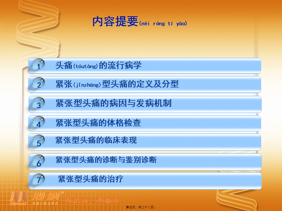 2022年医学专题—紧张性头痛-盐酸乙哌立松(1).ppt_第3页