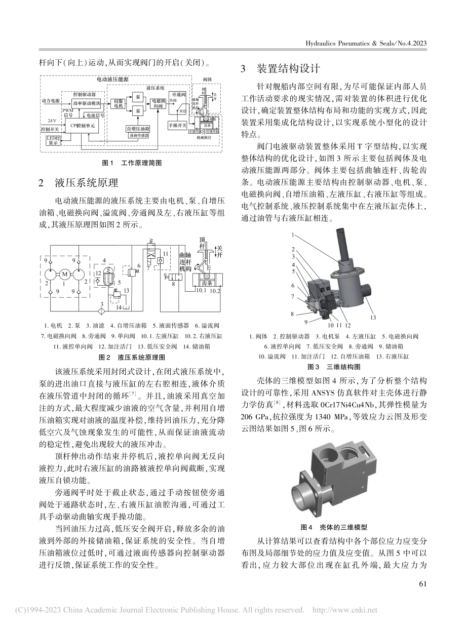 高集成阀门电液驱动装置的研制_蔡存坤.pdf_第2页